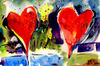 Art full of love and kisses for Valentine's Day