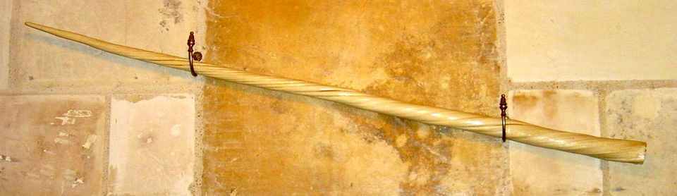 Narwhal tusk as a unicorn horn. 