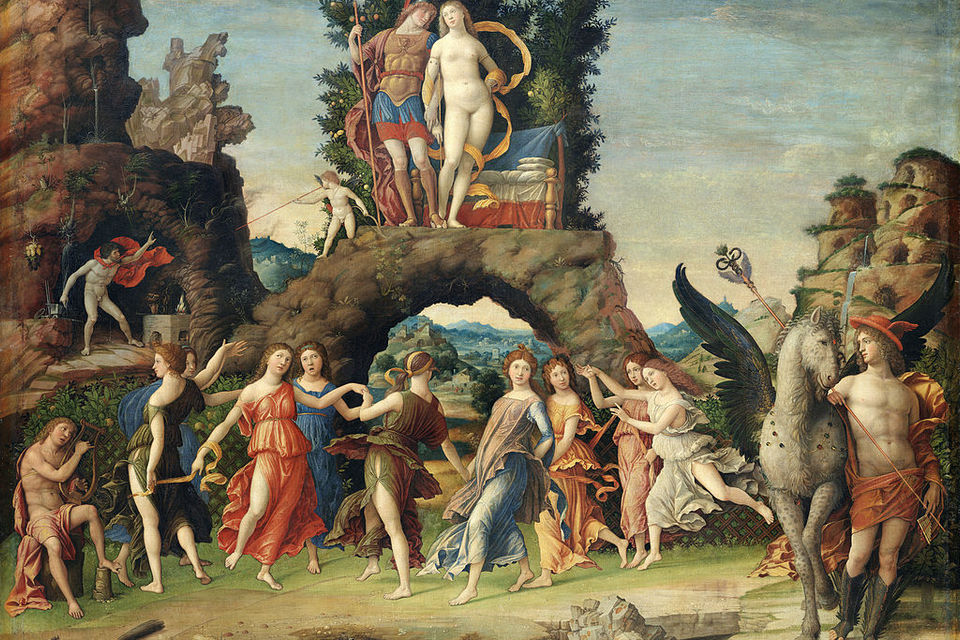 El Parnaso (1497), Andrea Mantegna.