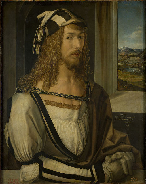 Autorretrato (1498), Alberto Durero, Museo del prado (Madrid).