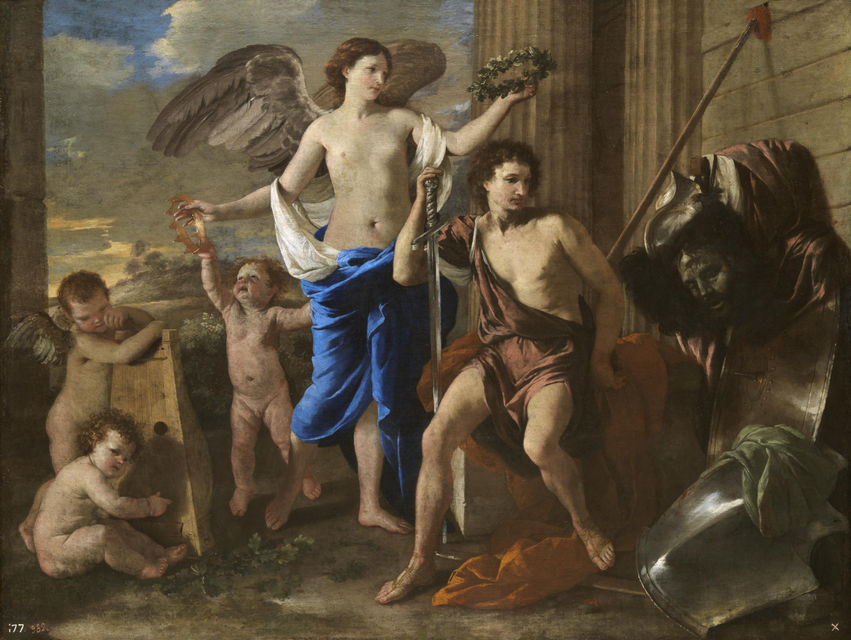 El Triunfo de David (ca. 1630), Nicolás Poussin, Museo del Prado (Madrid). 