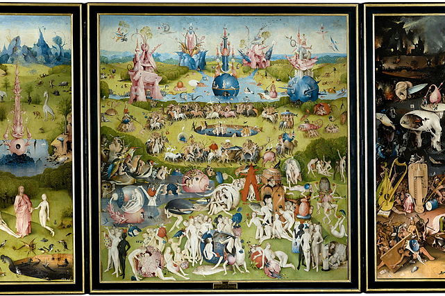 El Jardín de las Delicias (c. 1505), El Bosco.