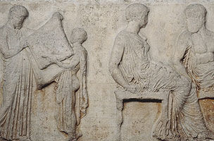 Frisos del Partenón, Museo Británico, Londres (Reino Unido). 