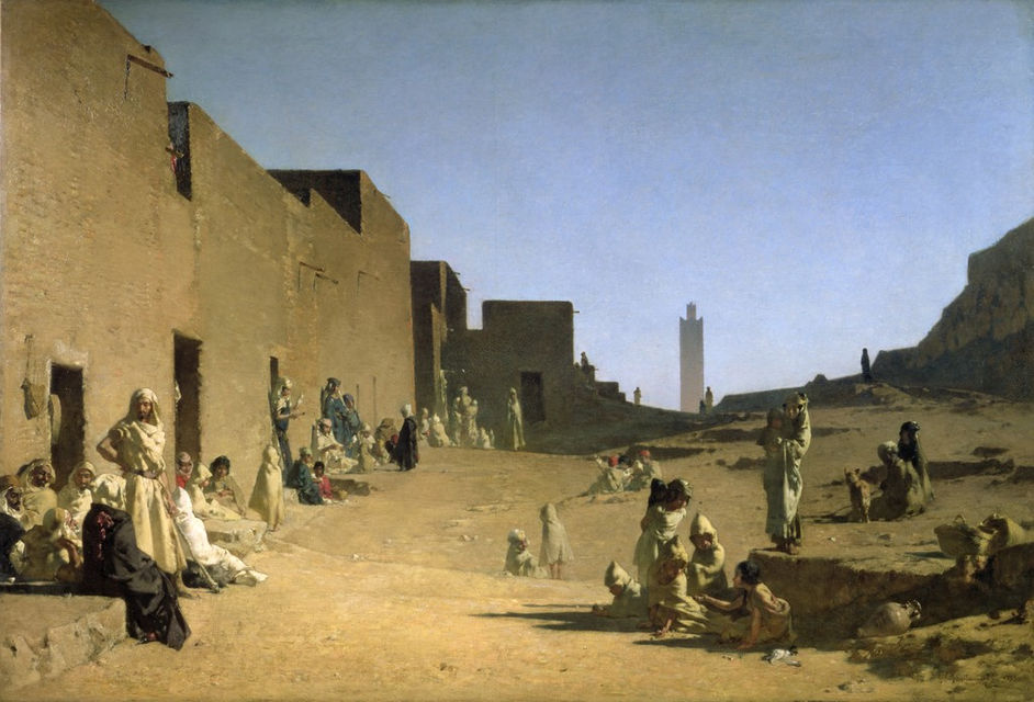 Laghouat, Sáhara algeriano (1879), Gustave Guillaumet.