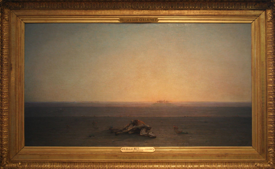 Sahara (1867), Gustave Guillaumet, Musée d'Orsay (Paris). 
