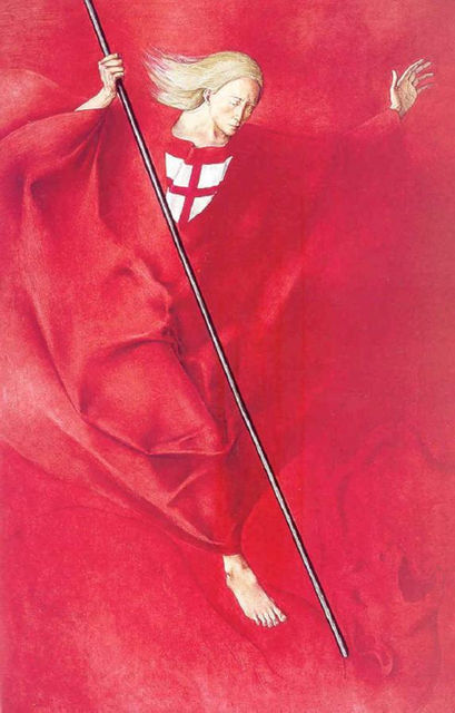 Sant Jordi (1974), Montserrat Gudiol.