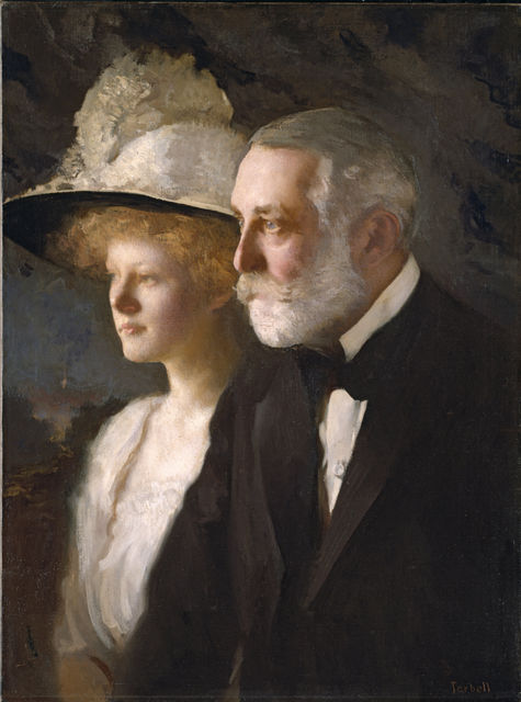 Henry and Helen Frick, portrait by Edmund Charles Tarbell. 