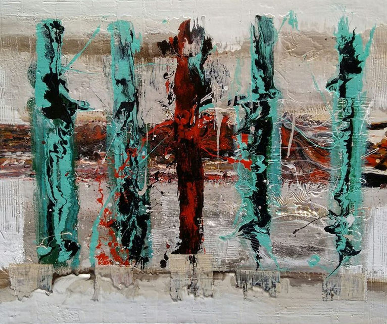 Sin título, 110 x 90 cm, Darío Berterreche.