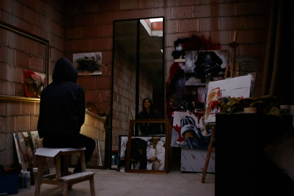 Claudia Barbu's studio