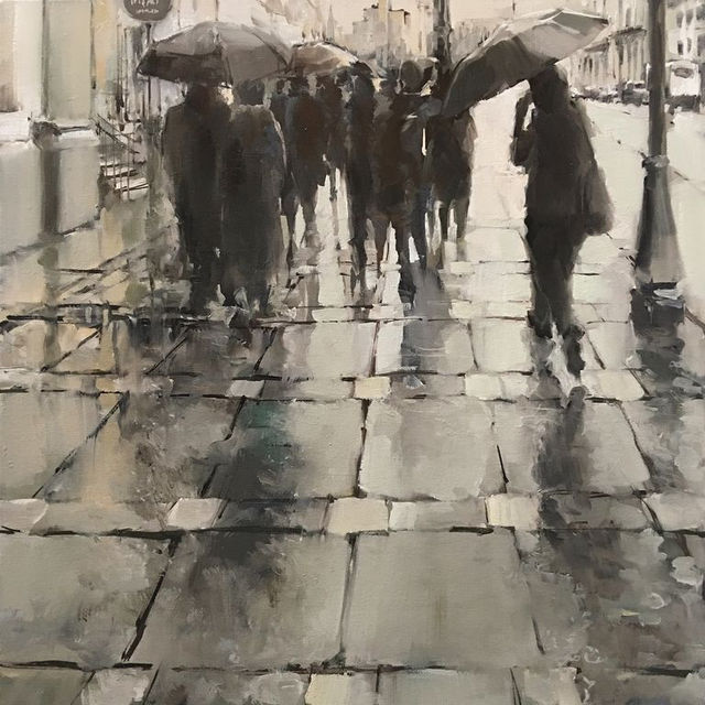 Lluvia en la ciudad, Jordi Torrent.