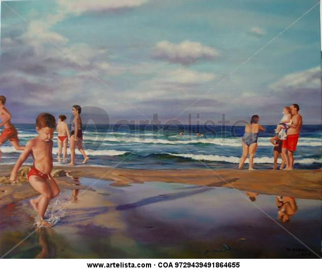 Atardecer en la manga, Manuel Piedad Tobal Rubio-Pérez
