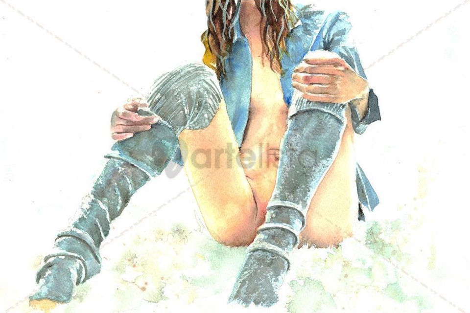 Sentada, Marcos Cortés.