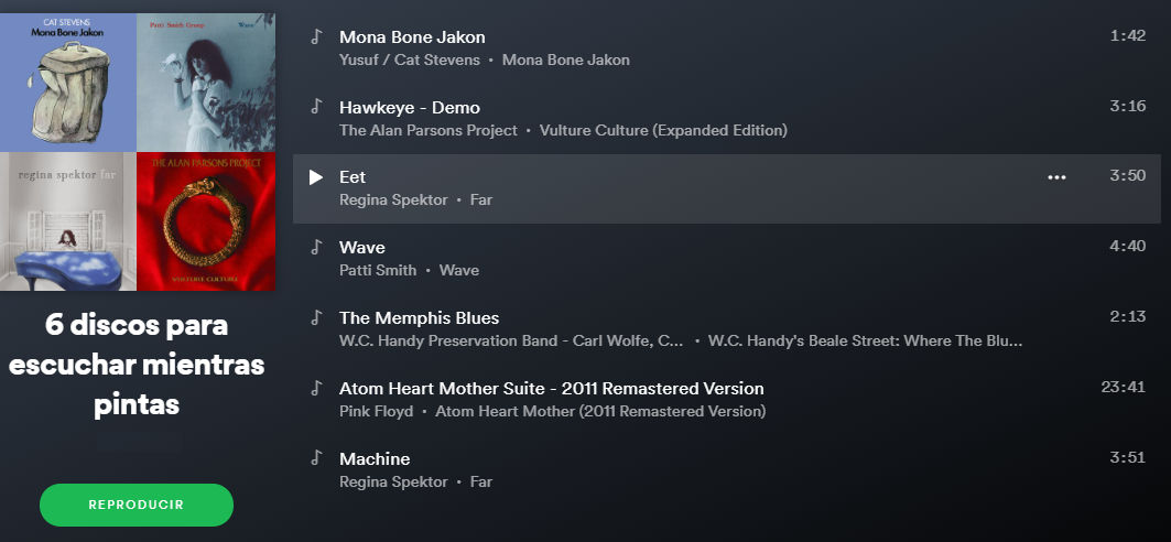 The ultimate playlist to listen to while you paint