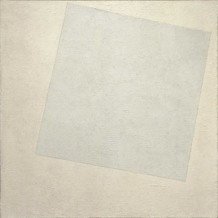 Artworks that changed the history of art: "Blanco sobre blanco" by Malévich