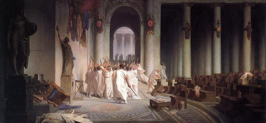 The classical gesture of death