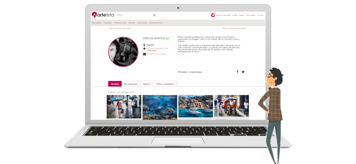 How to buy art online on Artelista