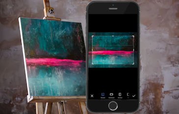 How to take good photos of your artwork with your phone