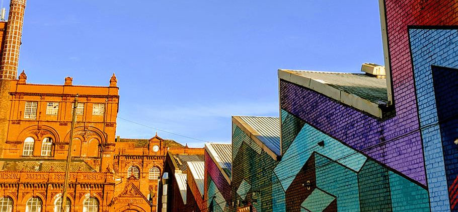 Baltic Triangle, when a neighbourhood becomes art