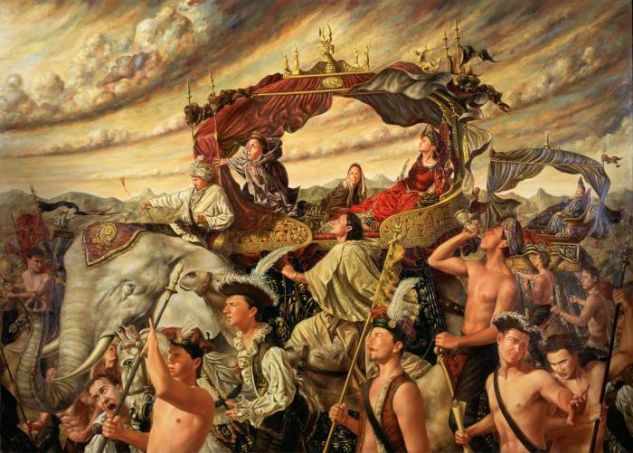 La caravana de la Reina. José Parra