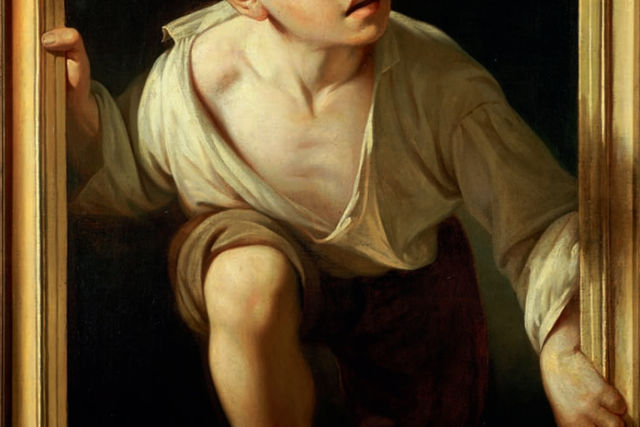 Huyendo de la crítica. 1874. Pere Borrell del Caso