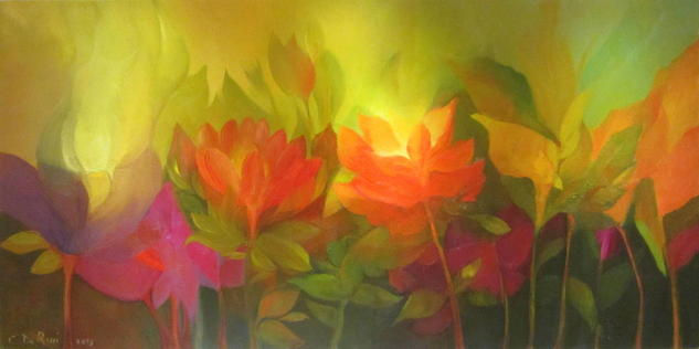 Flores al amanecer. Carolina De Rossi