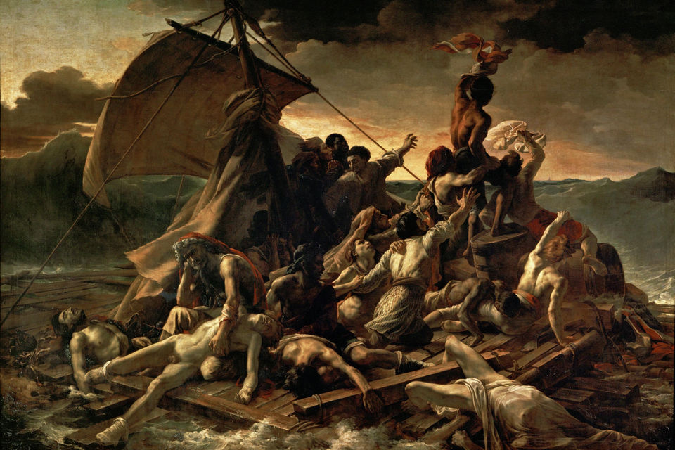 La balsa de la Medusa. 1818- 1819. Théodore Géricault