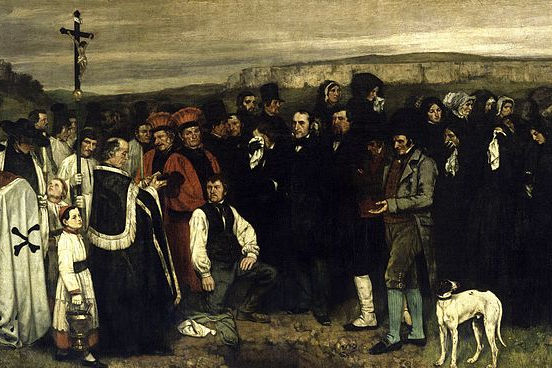Un entierro en Ornans. 1849- 1850. Gustave Courbet