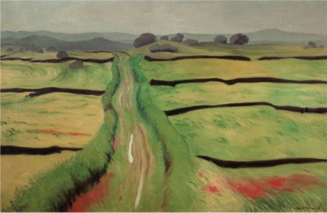 Camino en la landa, Vallotton, 1917