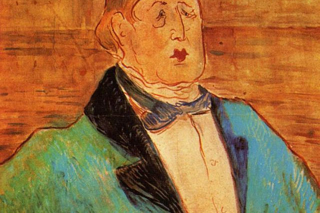 Oscar Wilde. 1895. Henri de Toulouse- Lautrec