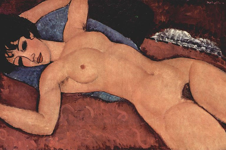 Desnudo reclinado. 1917. Amedeo Modigliani