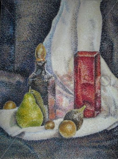 Bodegón puntillista. Julieta González González