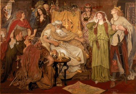 La porción de Cordelia. 1866- 1872. Ford Madox Brown