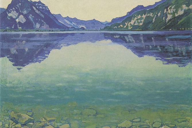 El lago de Thoune con reflejos. 1904. Ferdinand Hodler