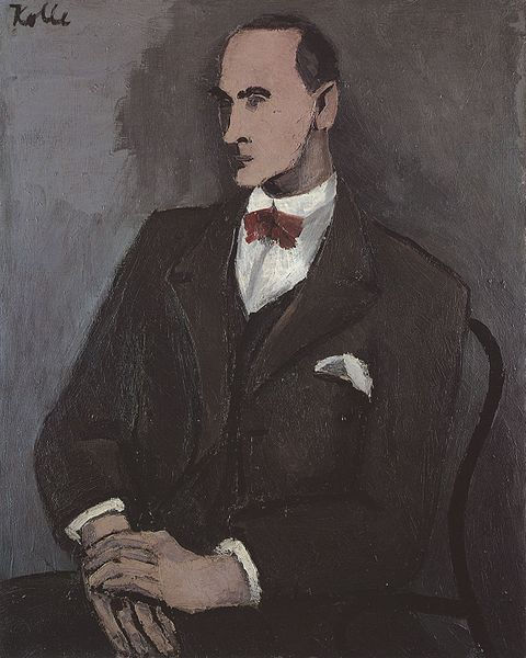 Retrato de Wilhelm Uhde. Hacia 1930. Helmut Kolle