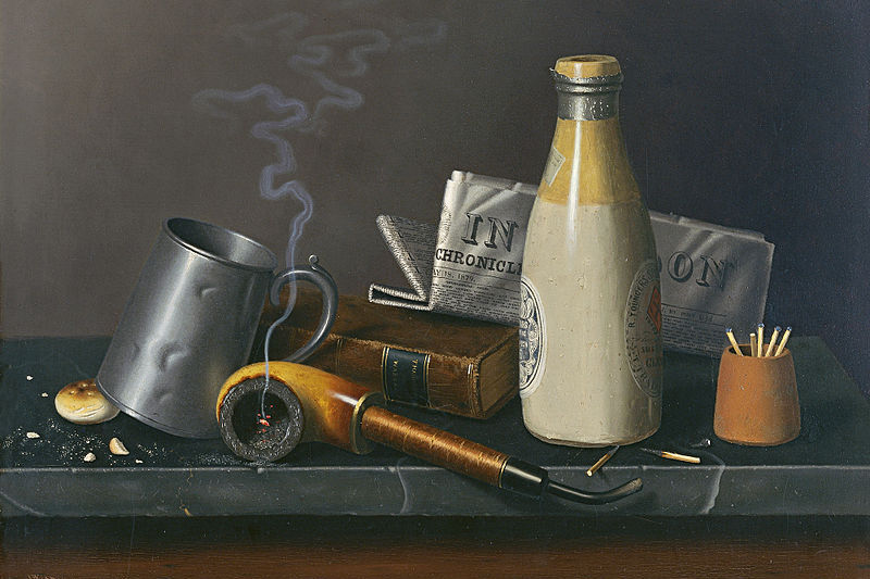 Objetos para un rato de ocio. 1879. William Harnett
