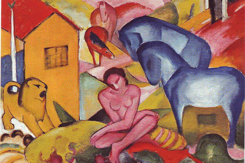 El sueño. 1912. Franz Marc