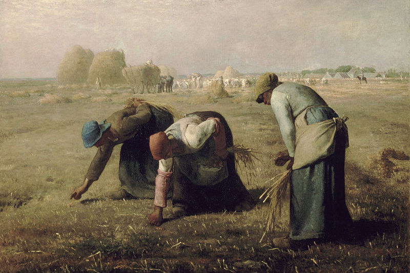 Las espigadoras. 1857. Jean- François Millet
