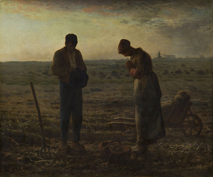 El Ángelus. 1857- 1859. Jean- François Millet