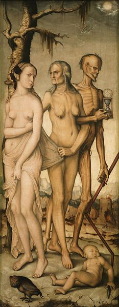 Las tres edades y la muerte. 1541- 1544. Hans Baldung