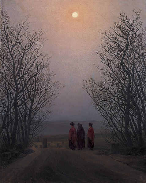 Noche de Pascua. Hacia 1828- 1835. Caspar David Friedrich