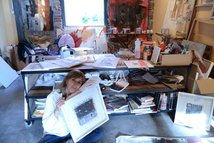 From my studio: Olga Armand Ugon