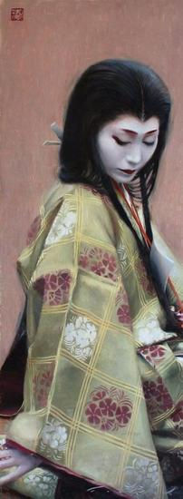 Abutsu- ni, geisha arte japonés. Phil Couture