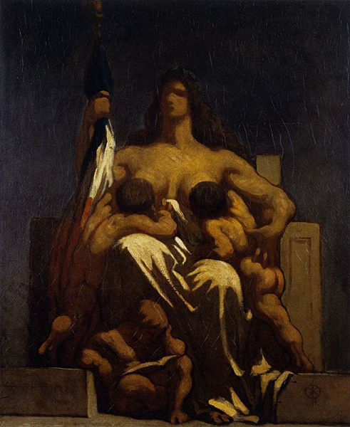 República. c. 1848. Honoré Daumier