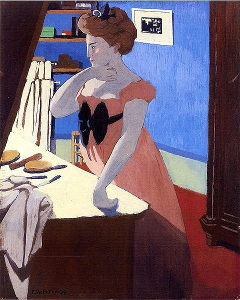 Misia en el tocador. 1898. Félix Vallotton