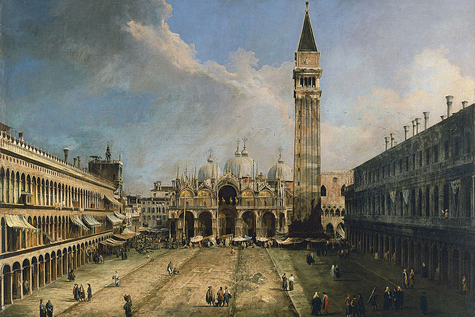 Plaza de San Marco. Hacia 1723- 1724. Canaletto