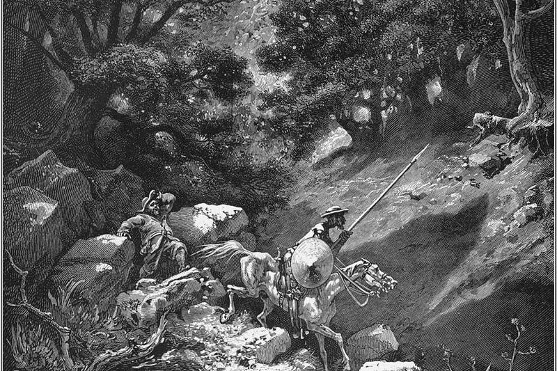 Ilustración de El Quijote. 1863. Gustave Doré