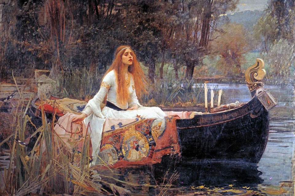 La dama de Shalott. 1888. John William Waterhouse