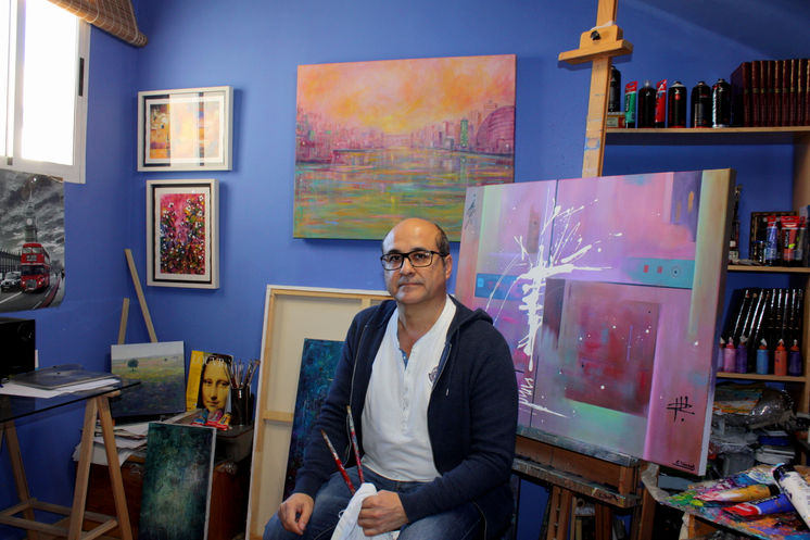 From my studio: Eloy Vivas Barrera