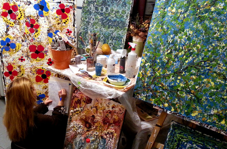 From my studio: Elena Barón