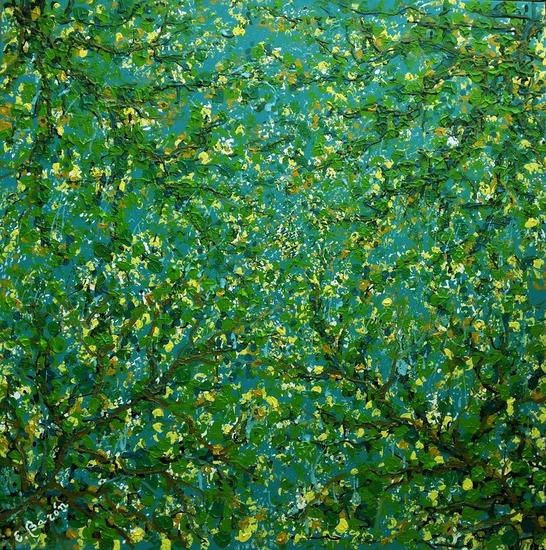 Mirando al cielo, Elena Barón.